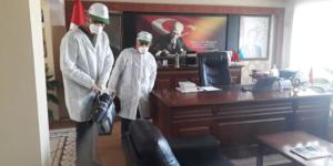 AFŞİN BELEDİYESİ DEZENFEKTE ÇALIŞMALARINA HIZ VERDİ.