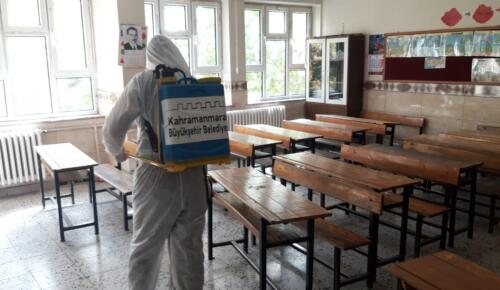 Okullar Dezenfekte Ediliyor!