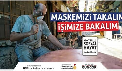 Büyükşehir’den “Maskemizi Takalım İşimize Bakalım” Kampanyası!