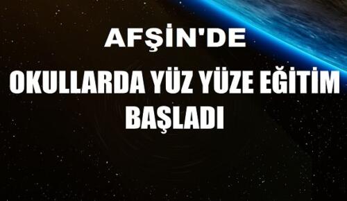 Yüz Yüze Eğitim İçin İlk Ders Zili…