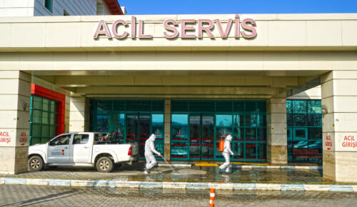 Sağlık Tesisleri Dezenfekte Edildi