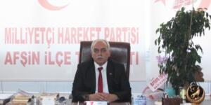 MHP Afşin İlçe Başkanı Süleyman Aycan’ın Yeni Yılı Mesajı!