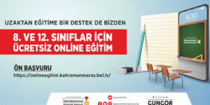 Büyükşehir’den Ücretsiz Çevrimiçi Eğitim!