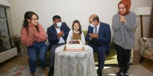 Şehit Kızına İl Emniyet Müdüründen Doğum Günü Sürprizi