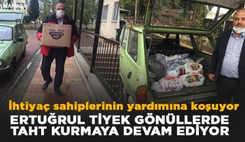 Ertuğrul Tiyek, İhtiyaç Sahiplerine Destek Olmaya Devam Ediyor!