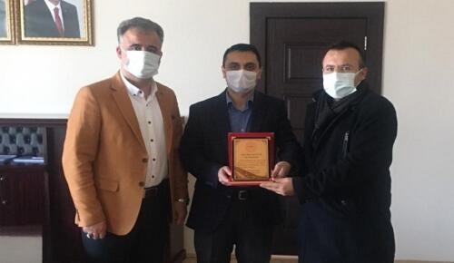 Sağlık Camiasından Afşin Kaymakamı’na Plaket!