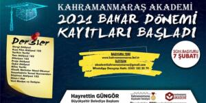 Kahramanmaraş Akademi’ye Başvurular Başladı!
