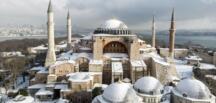 Ayasofya-i Kebir Camii Şerifi’nde kartpostallık manzara