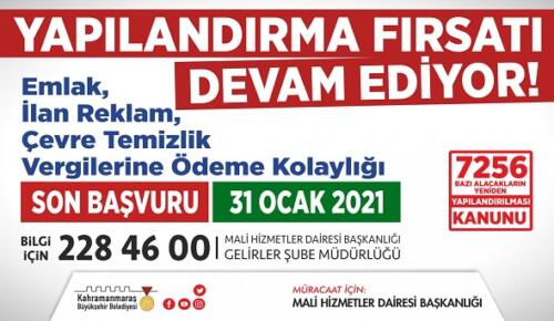 Vergi Yapılandırma Uzatıldı!