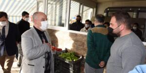 Vali Coşkun Sokağa Çıkma Kısıtlamasından Muaf Olan Esnafları Ziyaret Etti