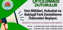 Emiroğlu; Destek Ödemelerinin Başladığını Duyurdu