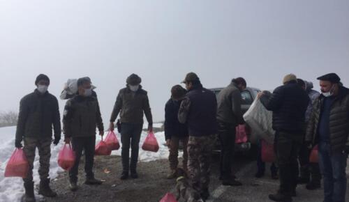 Afşin’de, Doğada Yaşayan Canlılar Unutulmadı!