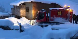 Göksun’da Kalp Krizi Geçiren Hastaya Snowtrack ile Ulaşıldı