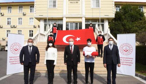 Bayrağımız Çanakkale’ye Uğurlandı.