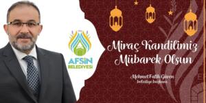 Başkan Güven Miraç Kandilini Kutladı.