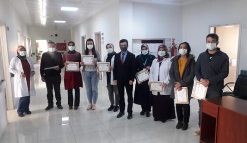 Kaymakam Pınar ,”Sağlık Çalışanlarımıza Minnettarız”