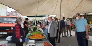Vali Coşkun, Pazar Yerlerini Ziyaret Etti!