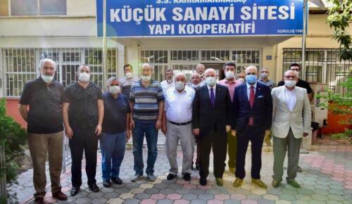 VALİ COŞKUN SANAYİ ESNAFINI ZİYARET ETTİ
