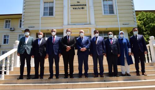 Ak Parti Genel Başkan Yardımcısı Mehmet Özhaseki Valiliği Ziyaret Etti