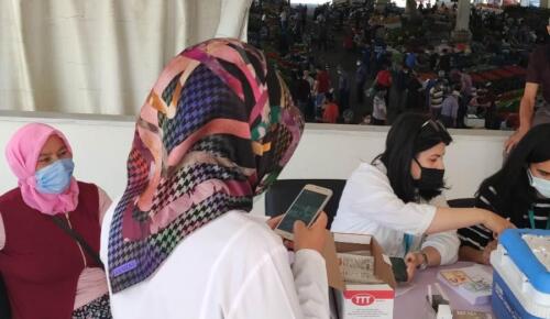 Afşin Semt Pazarın’ da, Kovid-19 Aşısı Yapıldı!