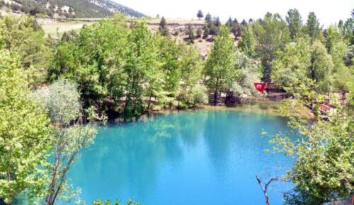 Kahramanmaraş ın gizemli cenneti Yeşilgöz e yoğun ilgi