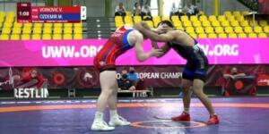 Almanya’da Türkiye’yi Temsil Eden, Afşinli güreşçi üçüncü oldu