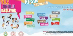 Afşin’de, çocuklar ve gençler için yaz spor okulları kaydı başladı