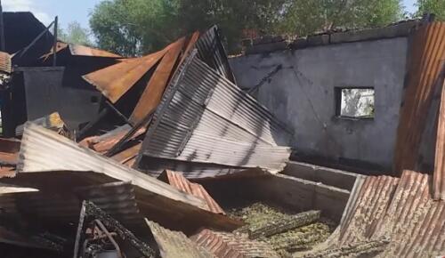 Altunelma’da Ahıra Yıldırım Düştü!