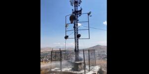 Verici İstasyonu Cayır Cayır Yandı