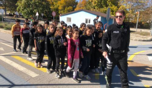 Afşin’de Öğrencilere Trafik Eğitimi Verildi