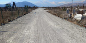 Büyükşehir Afşin’de Mezarlık Yolunu Yeniledi!