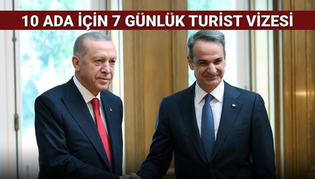 Yunanistan Başbakanı Miçotakis açıkladı | Türklere 7 günlük kapıda vize