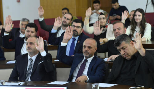 BÜYÜKŞEHİR BELEDİYESİ MECLİS TOPLANTISI YAPILDI.