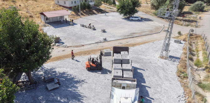 Büyükşehir’den Afşin’de Parke Çalışması!