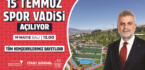 15 Temmuz Spor Vadisi Hizmete Açılıyor!