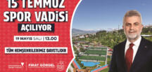 15 Temmuz Spor Vadisi Hizmete Açılıyor!